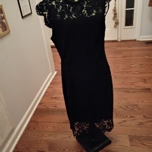 Elegant Black Lace Dress